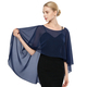 chiffon Pullover Shawl Cape With Sun Protection Arm Cover