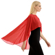 chiffon Pullover Shawl Cape With Sun Protection Arm Cover