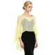 chiffon Pullover Shawl Cape With Sun Protection Arm Cover