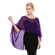 chiffon Pullover Shawl Cape With Sun Protection Arm Cover