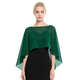 chiffon Pullover Shawl Cape With Sun Protection Arm Cover