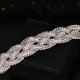 handmade Hollow Pearl Rice Bead Woven Headband Hair Accessory