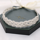 handmade Hollow Pearl Rice Bead Woven Headband Hair Accessory