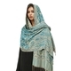 ethnischer Paisley Imitation Kaschmir Schal Mit Quasten