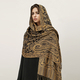 ethnischer Paisley Imitation Kaschmir Schal Mit Quasten