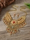 vintage Ethnic Style Teardrop Tassel Necklace And Earrings Set