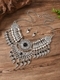 vintage Ethnic Style Teardrop Tassel Necklace And Earrings Set