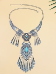 Antique Silver Blue