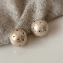 korean Style Large Pearl Stud Earrings For Women