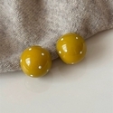 korean Style Large Pearl Stud Earrings For Women