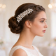 handmade Minimalist Rhinestone Bridal Hair Comb