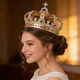 style 1 shiny Alloy Bridal Tiara Crown Headpiece