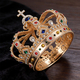 style 1 shiny Alloy Bridal Tiara Crown Headpiece