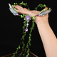 forest-Style Green Wreath Headband With Long Tassels