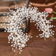 heavy-Duty Pearl Woven Bridal Headband
