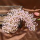 heavy-Duty Pearl Woven Bridal Headband