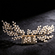 handmade Bridal Pearl Hair Comb Wedding Copper Wire Headpiece
