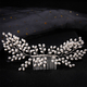 handmade Bridal Pearl Hair Comb Wedding Copper Wire Headpiece