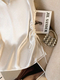 solid Satin Short Sleeve V-Neck Top Women