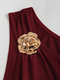 elegant Open Back Tiered Halter Slim Fit Dress