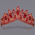 retro Baroque Rhinestone Crown For Bridal Photo Shoots