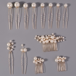 Pearl Hair Comb Hairpin Set Hs-J7597g