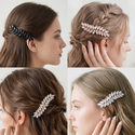 retro Light Luxury Zircon Hair Clip For Women