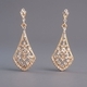 rhinestone Alloy Bridal Earrings For Wedding Party