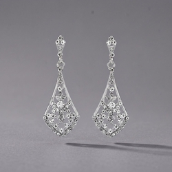 Silver Versatile Light Luxury Earrings Ers-J2779s
