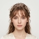 korean Style Rhinestone Letter Versatile Headband