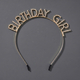 korean Style Rhinestone Letter Versatile Headband