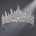 rhinestone Pearl Crown Headpiece For Wedding And Birthday
