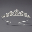 rhinestone Pearl Crown Headpiece For Wedding And Birthday