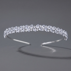 Minimalist Zircon Tiara Ts-J3107s