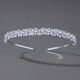 rhinestone Pearl Crown Headpiece For Wedding And Birthday