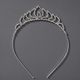 rhinestone Pearl Crown Headpiece For Wedding And Birthday