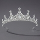 rhinestone Pearl Crown Headpiece For Wedding And Birthday
