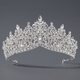 rhinestone Pearl Crown Headpiece For Wedding And Birthday