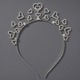 rhinestone Pearl Crown Headpiece For Wedding And Birthday