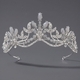 rhinestone Pearl Crown Headpiece For Wedding And Birthday