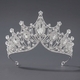 rhinestone Pearl Crown Headpiece For Wedding And Birthday
