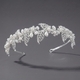 rhinestone Pearl Crown Headpiece For Wedding And Birthday