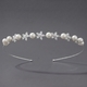 rhinestone Pearl Crown Headpiece For Wedding And Birthday