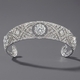 rhinestone Pearl Crown Headpiece For Wedding And Birthday