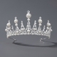 rhinestone Pearl Crown Headpiece For Wedding And Birthday