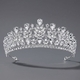 rhinestone Pearl Crown Headpiece For Wedding And Birthday