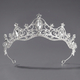 rhinestone Pearl Crown Headpiece For Wedding And Birthday