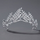 rhinestone Pearl Crown Headpiece For Wedding And Birthday