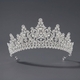 rhinestone Pearl Crown Headpiece For Wedding And Birthday