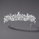rhinestone Pearl Crown Headpiece For Wedding And Birthday
